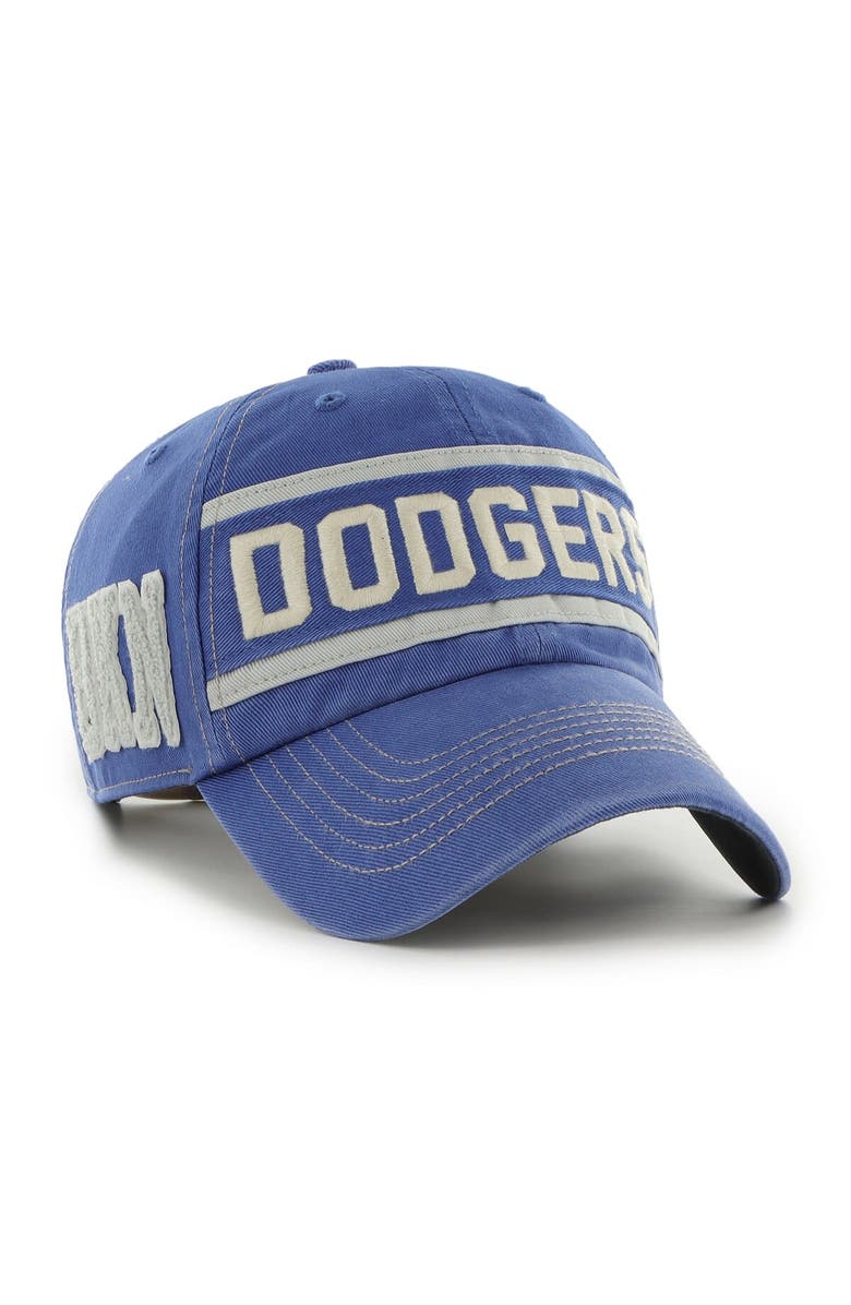 '47 Men's '47 Royal Los Angeles Dodgers Hard Count Clean Up Adjustable Hat, Main, color,