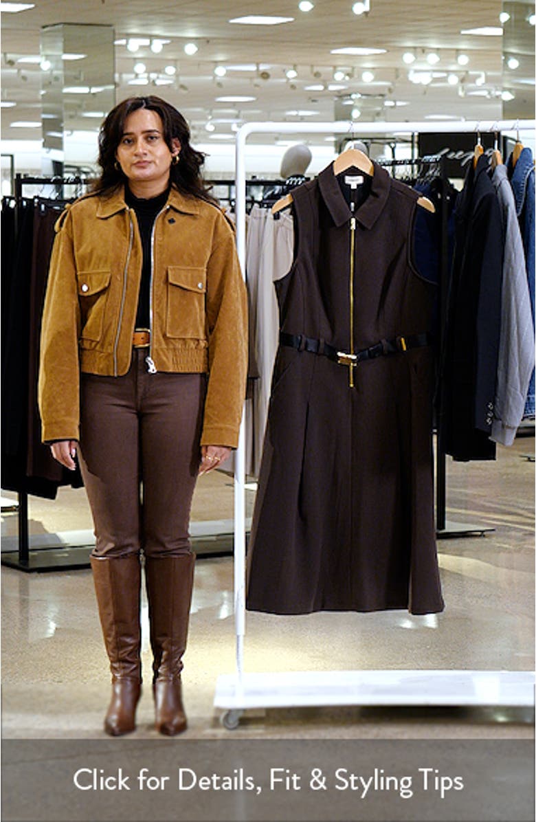 Kylo Belted Sleeveless Shirtdress, sales video thumbnail