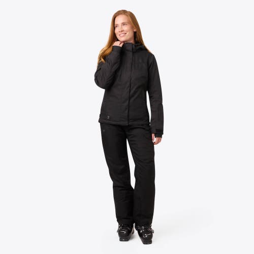 Mobile Warming Heated Waterproof Snow Jacket In Black