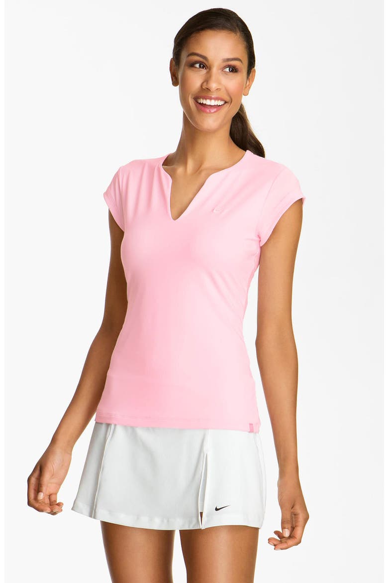 'Pure' Tennis Top, Main, color, LIQUID PINK