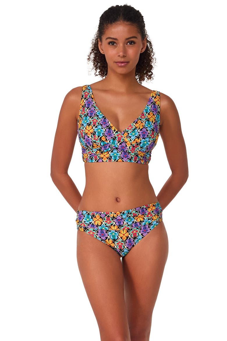 Elsie Bikini Swimsuit Top - DD Cup, Main, color, Trellis Blooms