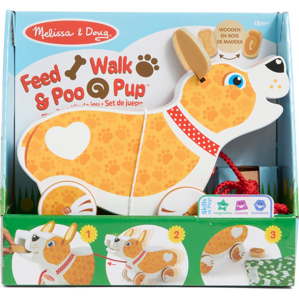Melissa & Doug Feed, Walk & Poo Pup Playset  product