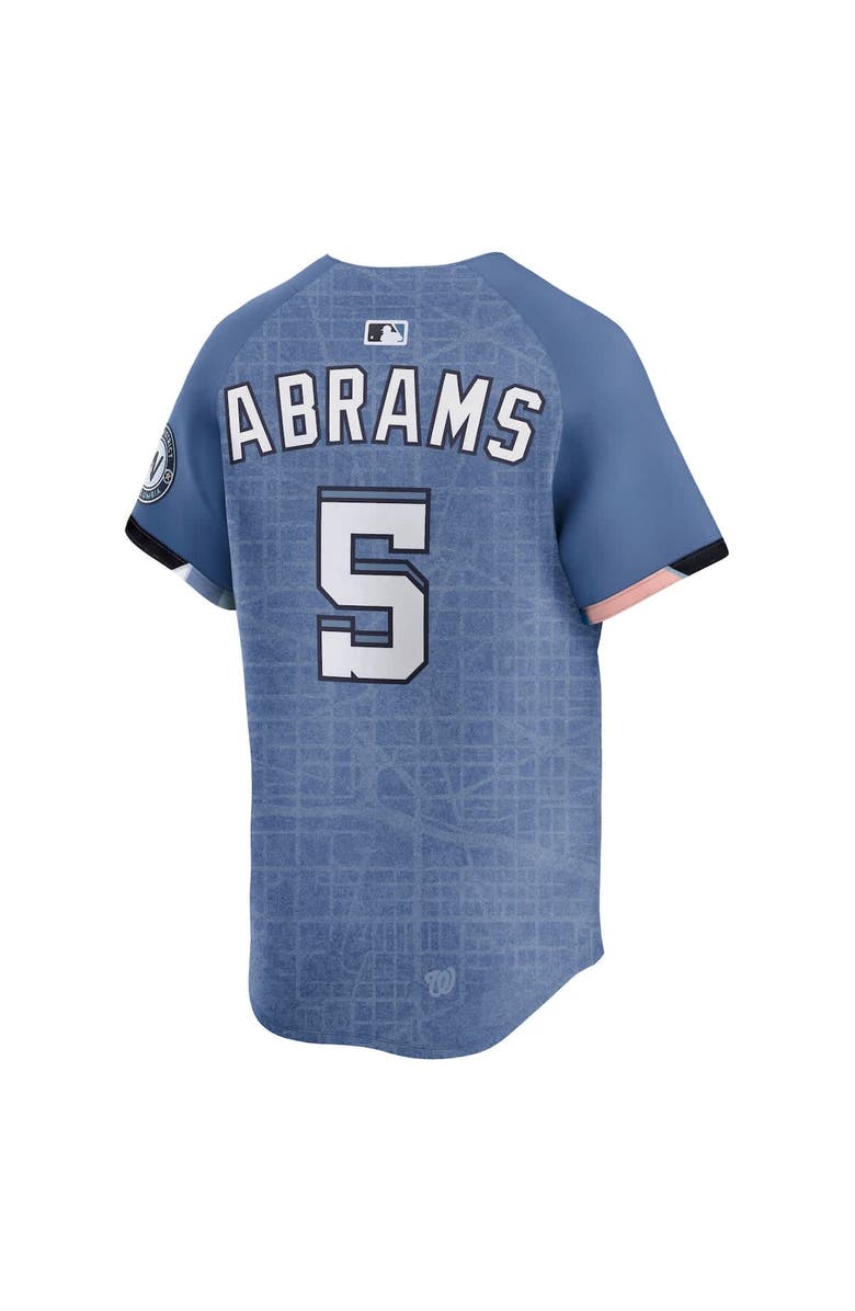 Nike Men's CJ Abrams Blue Washington Nationals 2025 City Connect Limited Jersey, Alternate, color, Blue