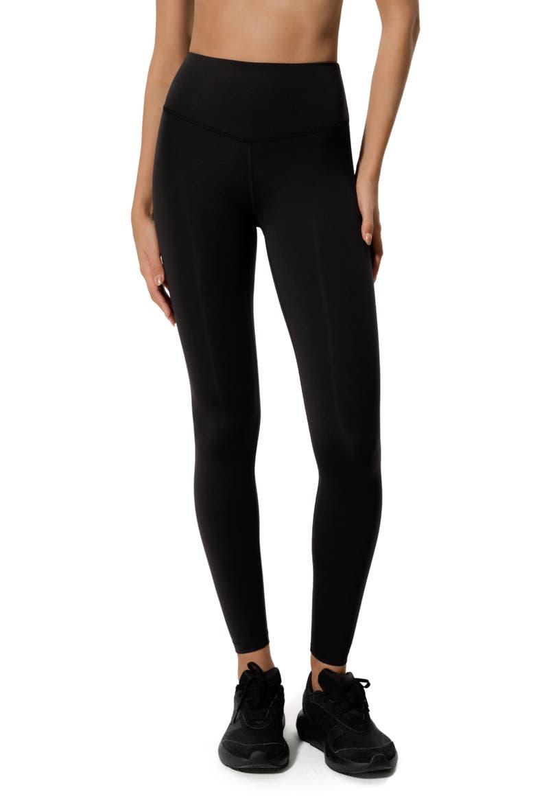 Women's Silk Contour High Rise Soft Ease Leggins, Main, color, Black