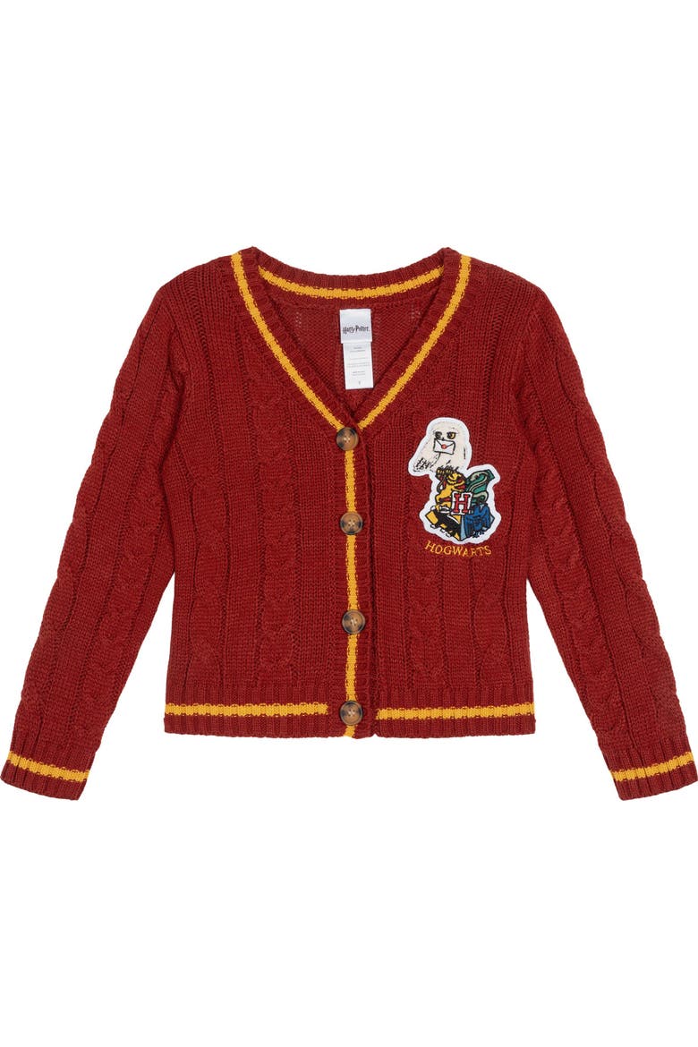 Hedwig Cardigan Sweater, Main, color, Hedwig Maroon