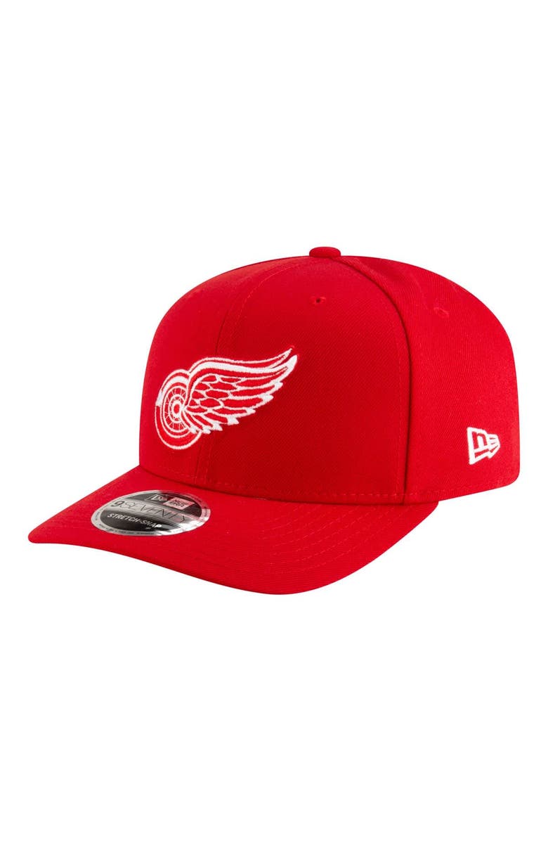 New Era Men's New Era  Red Detroit Red Wings 9SEVENTY COOLERA Adjustable Hat, Main, color, Red