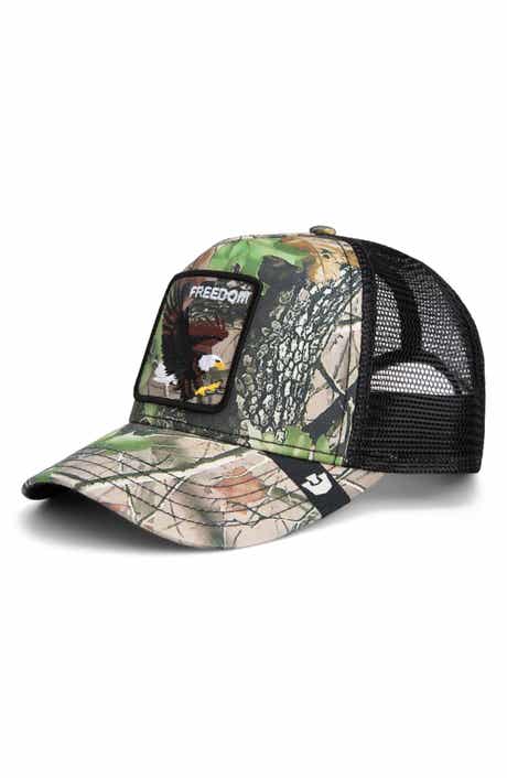 Eagle Embroidered Patch Trucker Hat