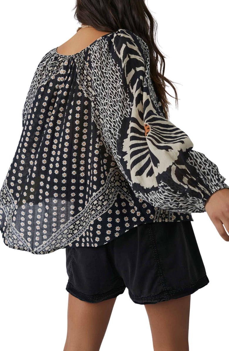 Free People Elena Floral Print Top, Alternate, color, 