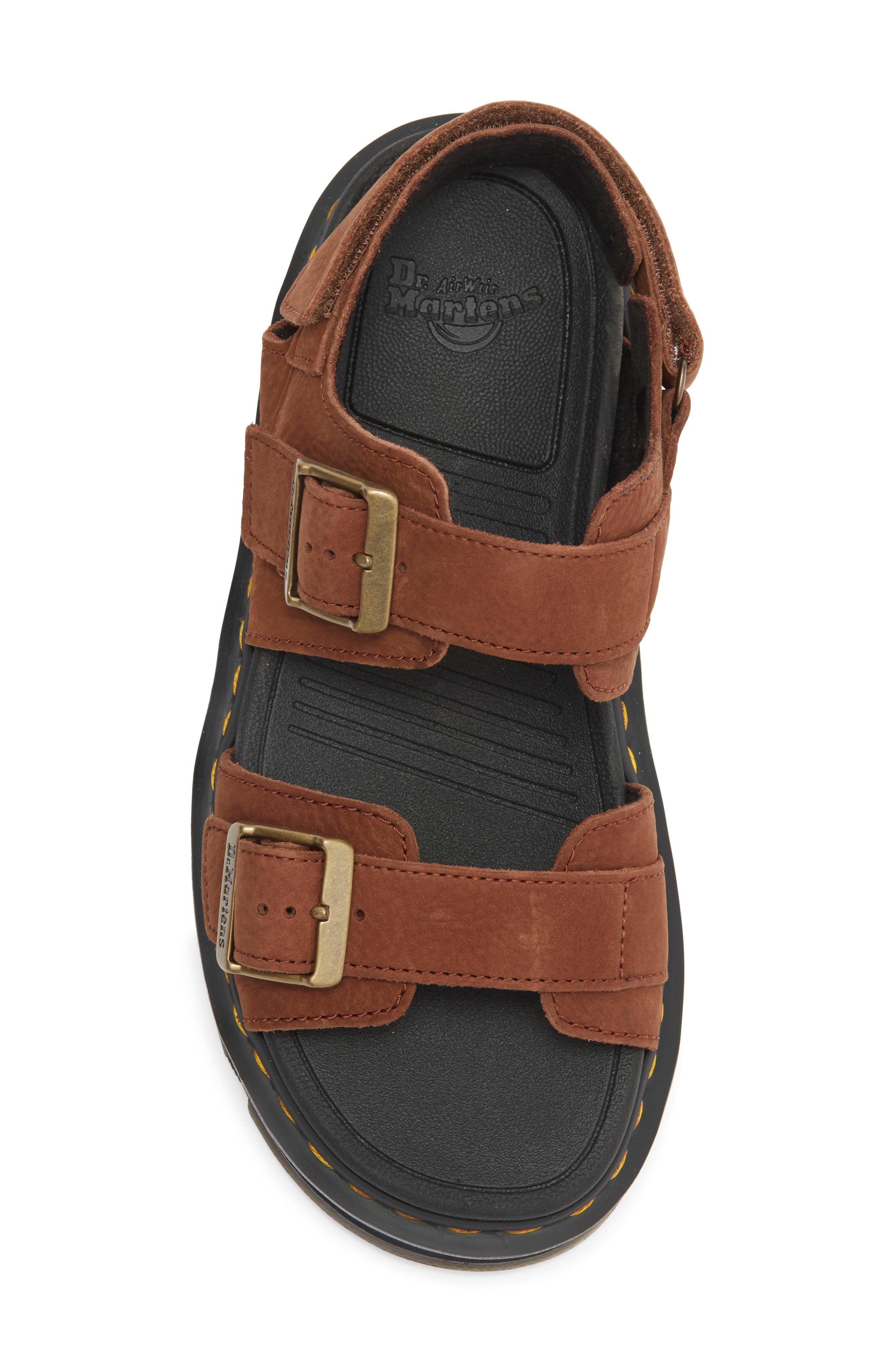 Dr. Martens Zebzag Sandal, Alternate, color, Sepia Brown