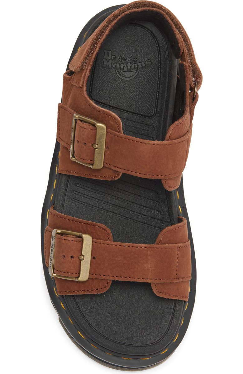 Dr. Martens Zebzag Sandal, Alternate, color, Sepia Brown