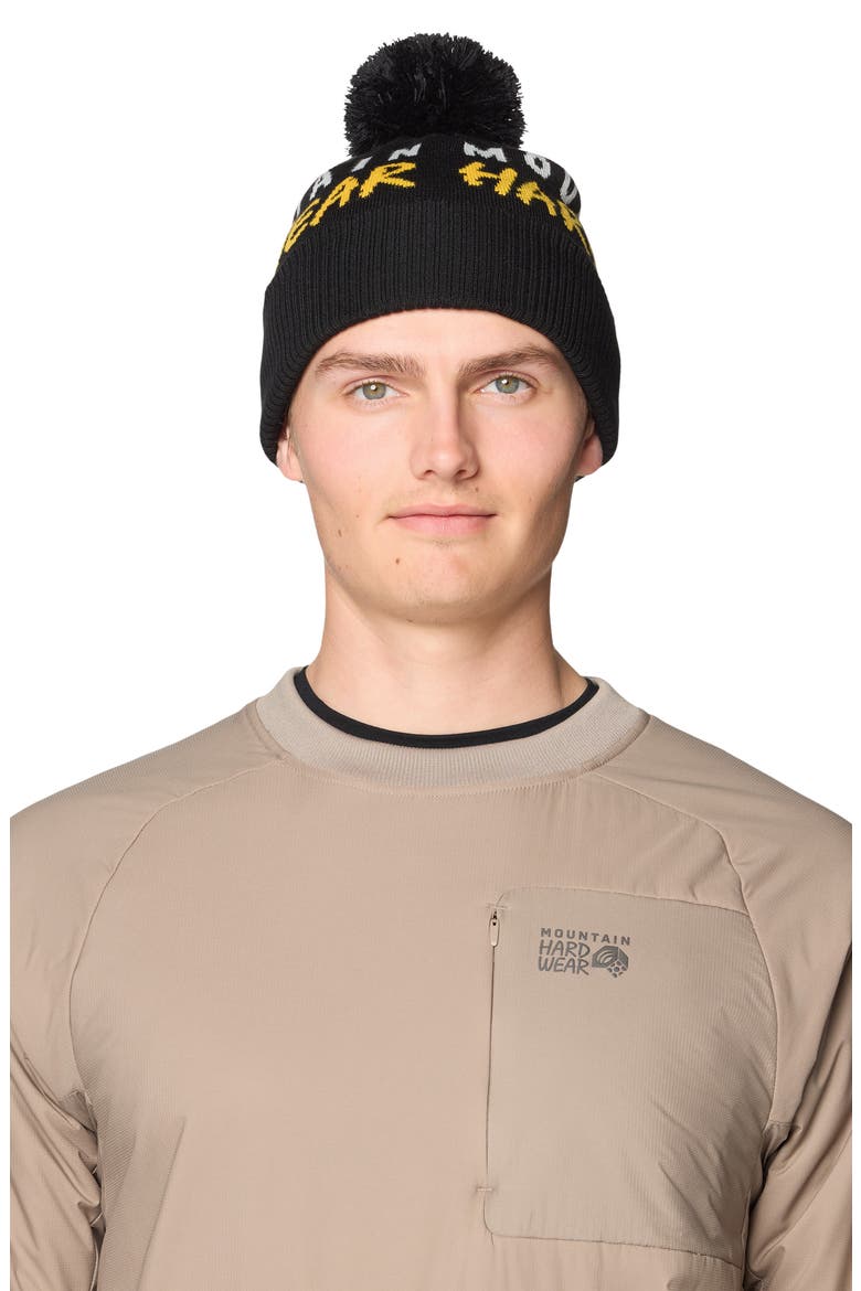 Aprespro Pom Beanie, Alternate, color, BLACK