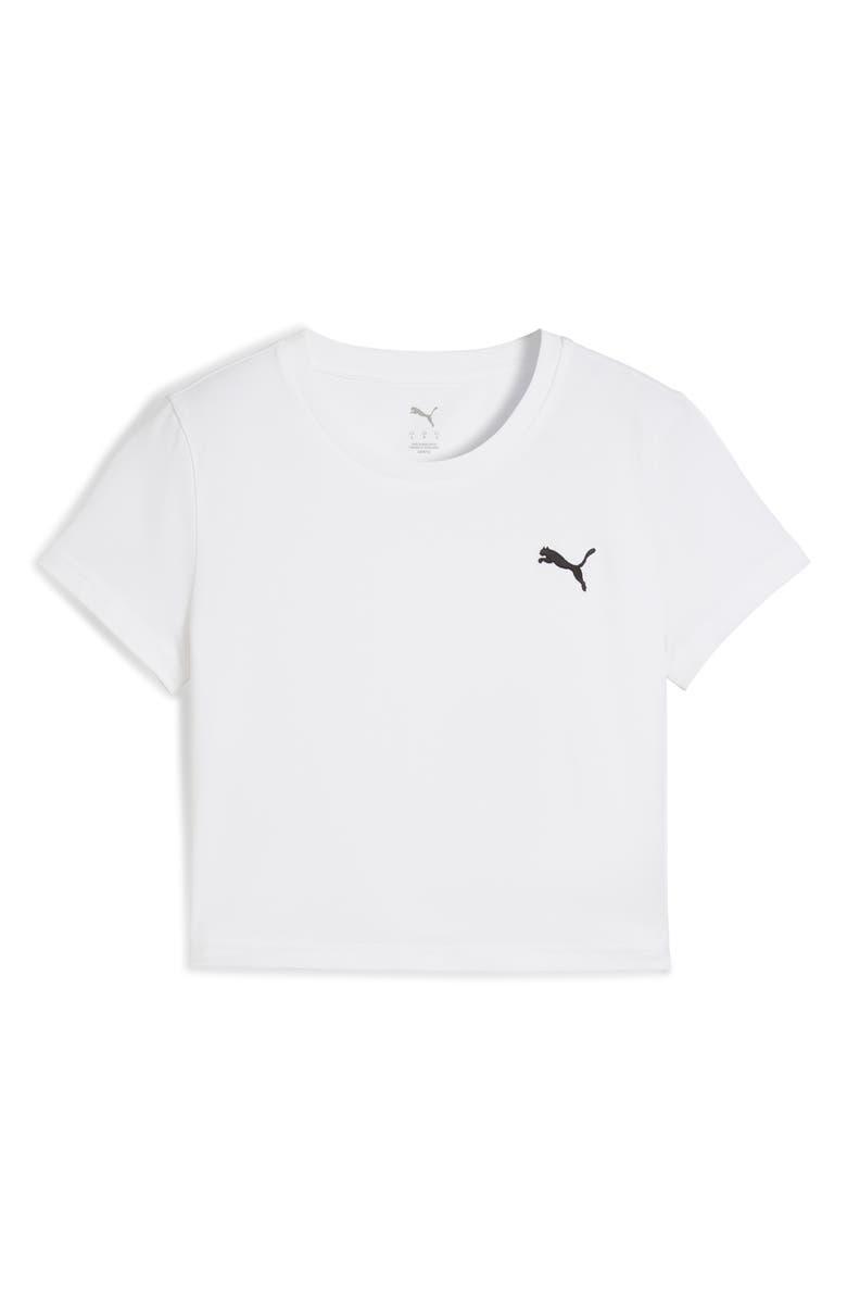 PUMA Wardrobe Essentials Cotton Baby Tee, Main, color, 