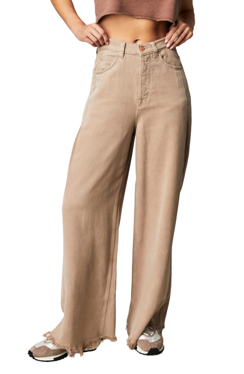 Free People We the Free Old West Slouchy Wide Leg Jeans, Main, color, 