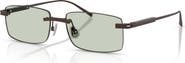 Brunello Cucinelli 54mm Rectangle optical glasses