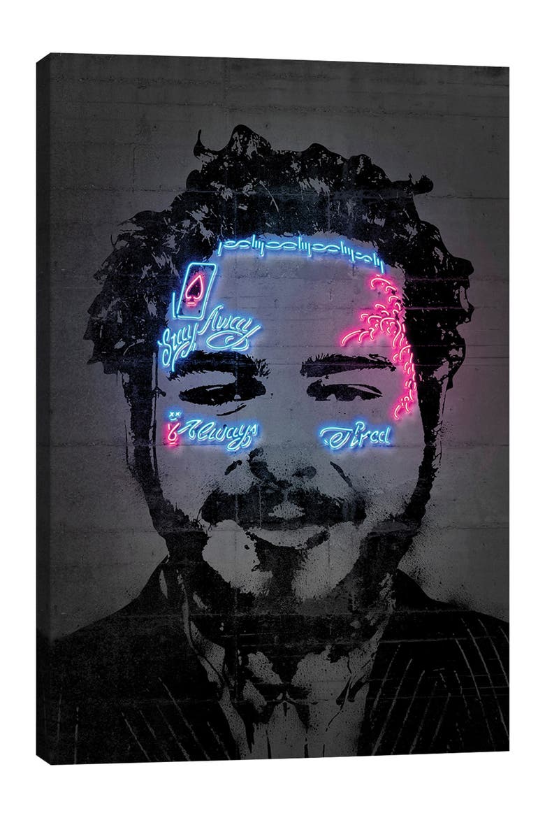 Post Malone by Octavian Mielu Canvas Wall Art 12" x 18", Main, color, MULTI