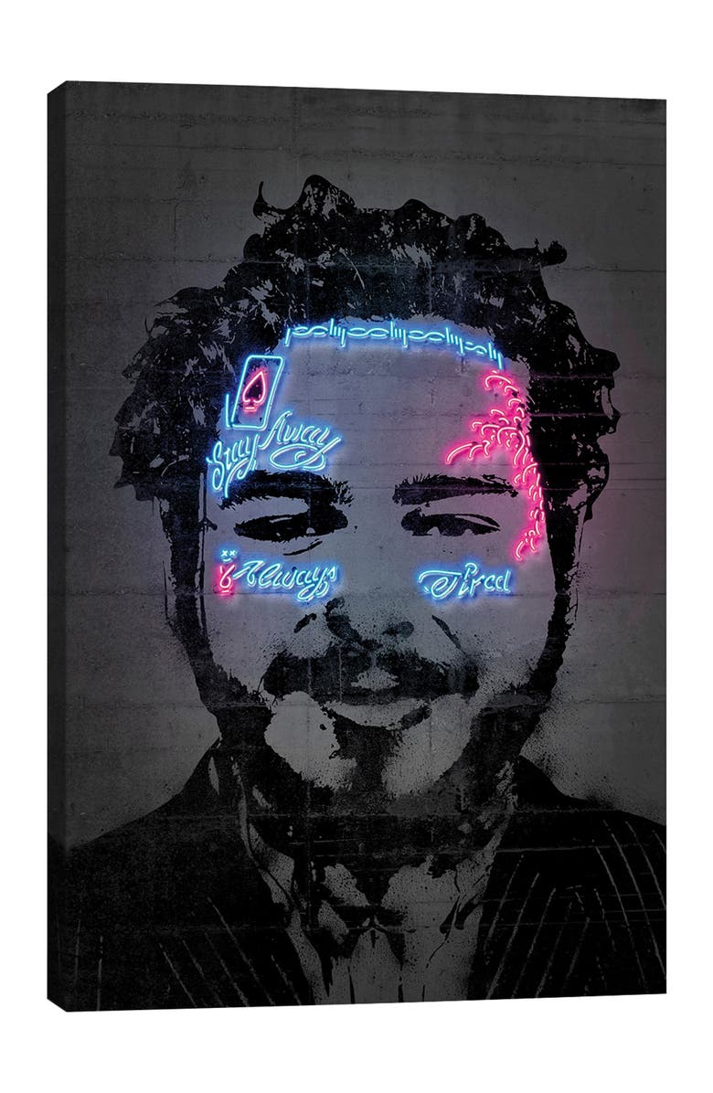 iCanvas Post Malone by Octavian Mielu Canvas Wall Art 12" x 18", Main, color, 