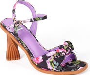 NINETY UNION Nora Bow Ankle Strap Sandal