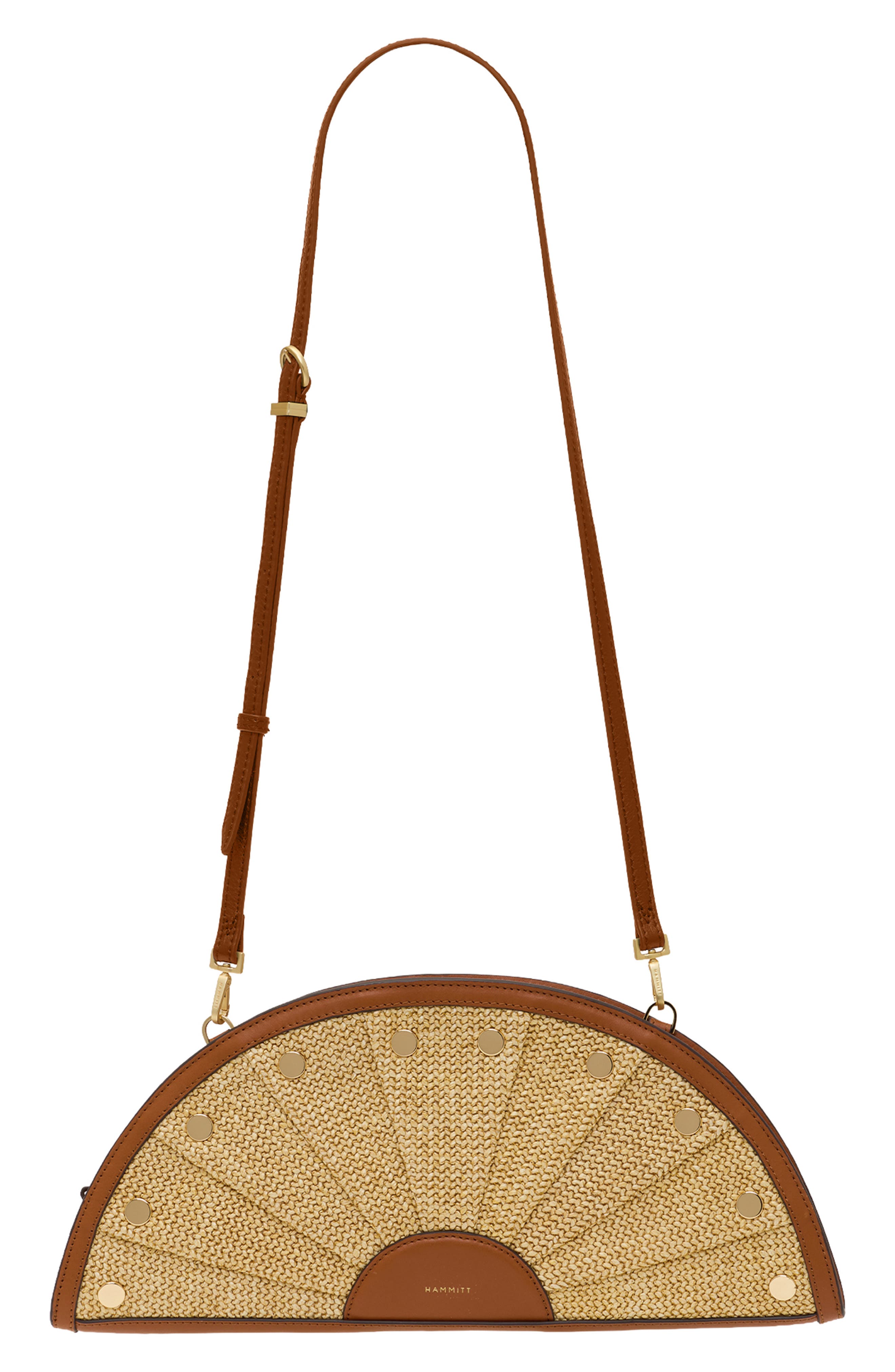 Shelley Clutch, Alternate, color, COCOA RAFFIA/ GOLD