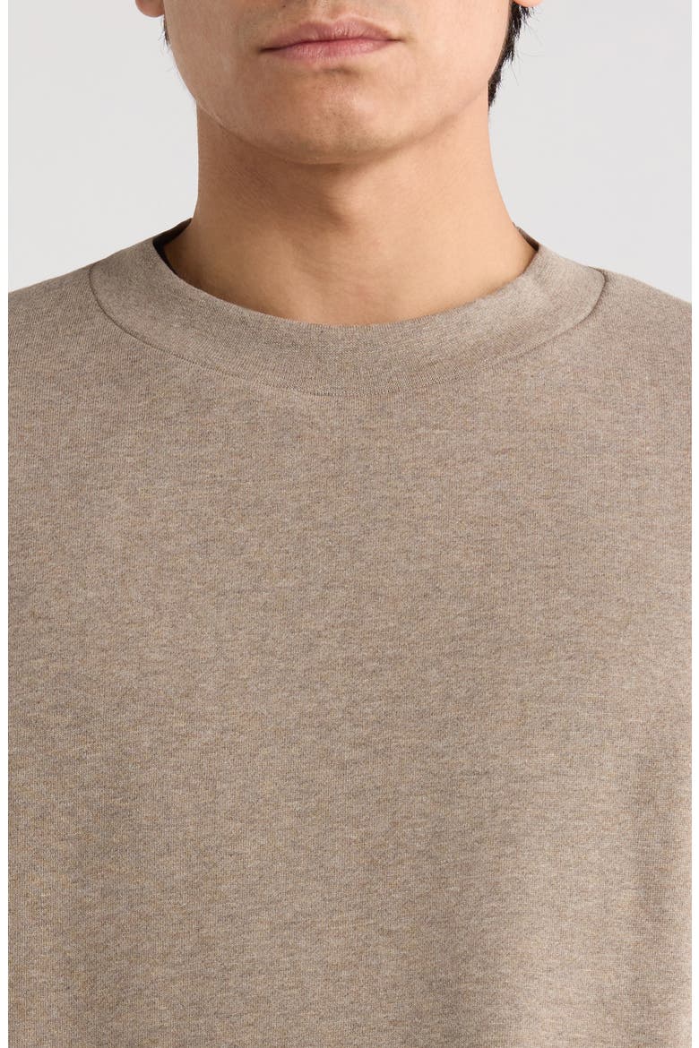 Classic Fit Fleece Crewneck Sweatshirt, Alternate, color, HOMESTEAD HEATHER