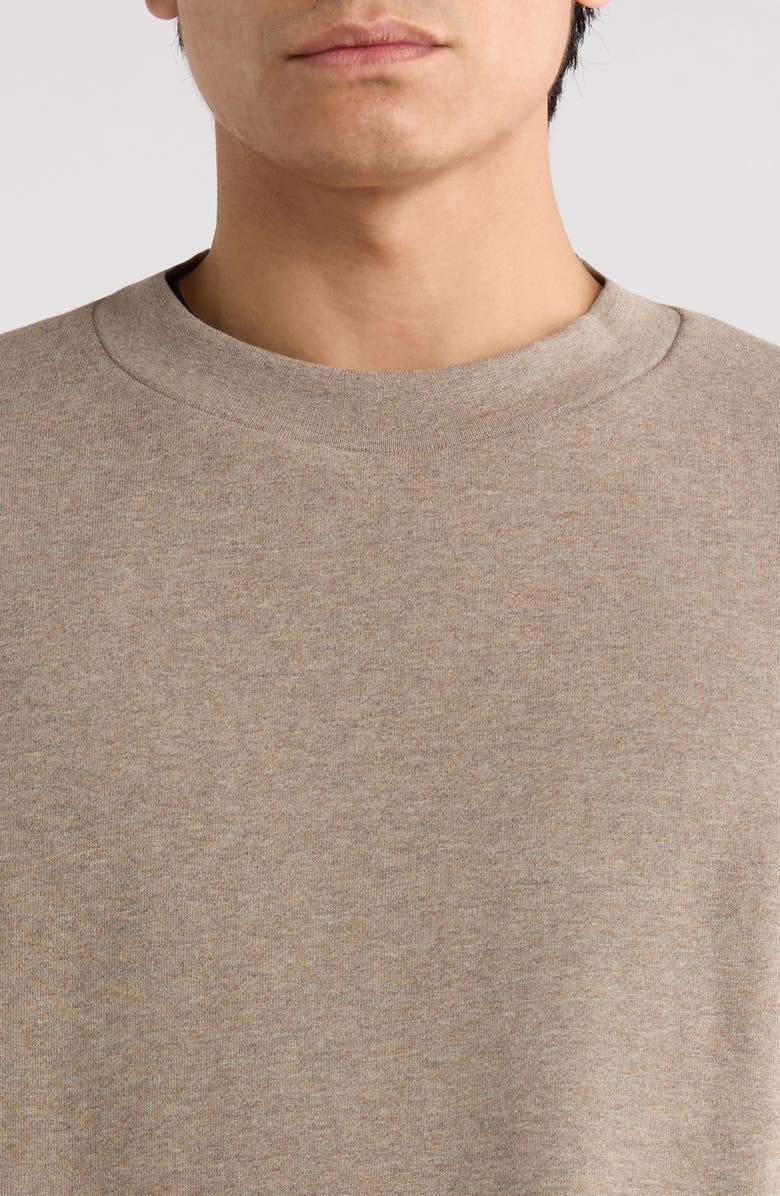 Fear of God Essentials Classic Fit Fleece Crewneck Sweatshirt, Alternate, color, Concrete/Dark Concrete Heather