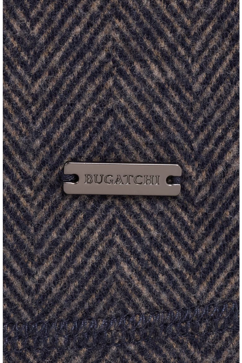 Herringbone Quarter Zip Knit Top, Alternate, color, NAVY