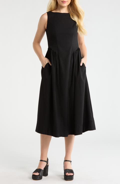 Fit 
Flare Midi Dress