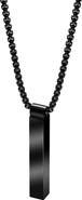 GEOFFREY BEENE Men's Vertical Bar Pendant Necklace