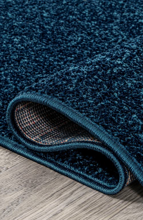 Jonathan Y Haze Solid Low-pile Area Rug In Blue