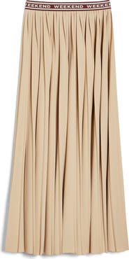 Weekend Max Mara Bleu マキシスカート Weekend Max Mara Bleu Pleated Maxi Skirt | Nordstrom