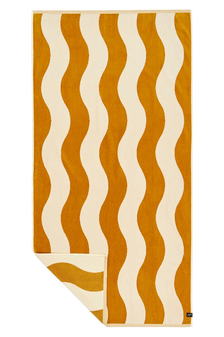 Stripe Beach Towel, Main, color, BRUSH