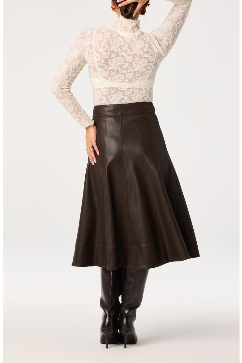 Kyra Mock Neck Lace Top, Alternate, color, IVORY