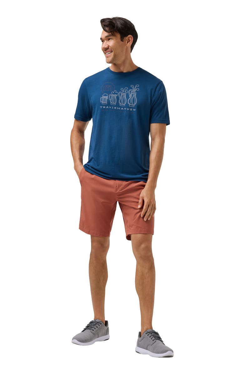 TravisMathew Step Dance Ripstop Shorts, Alternate, color, Maple