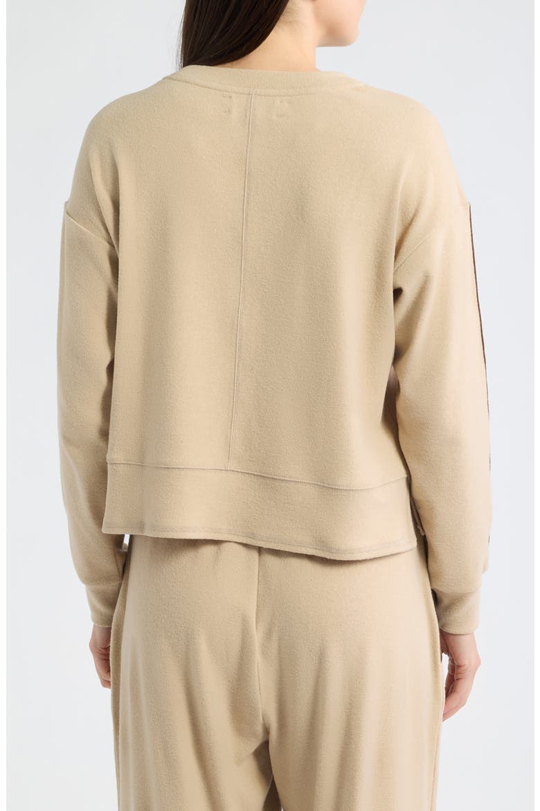 Track Sweatshirt, Alternate, color, TAN