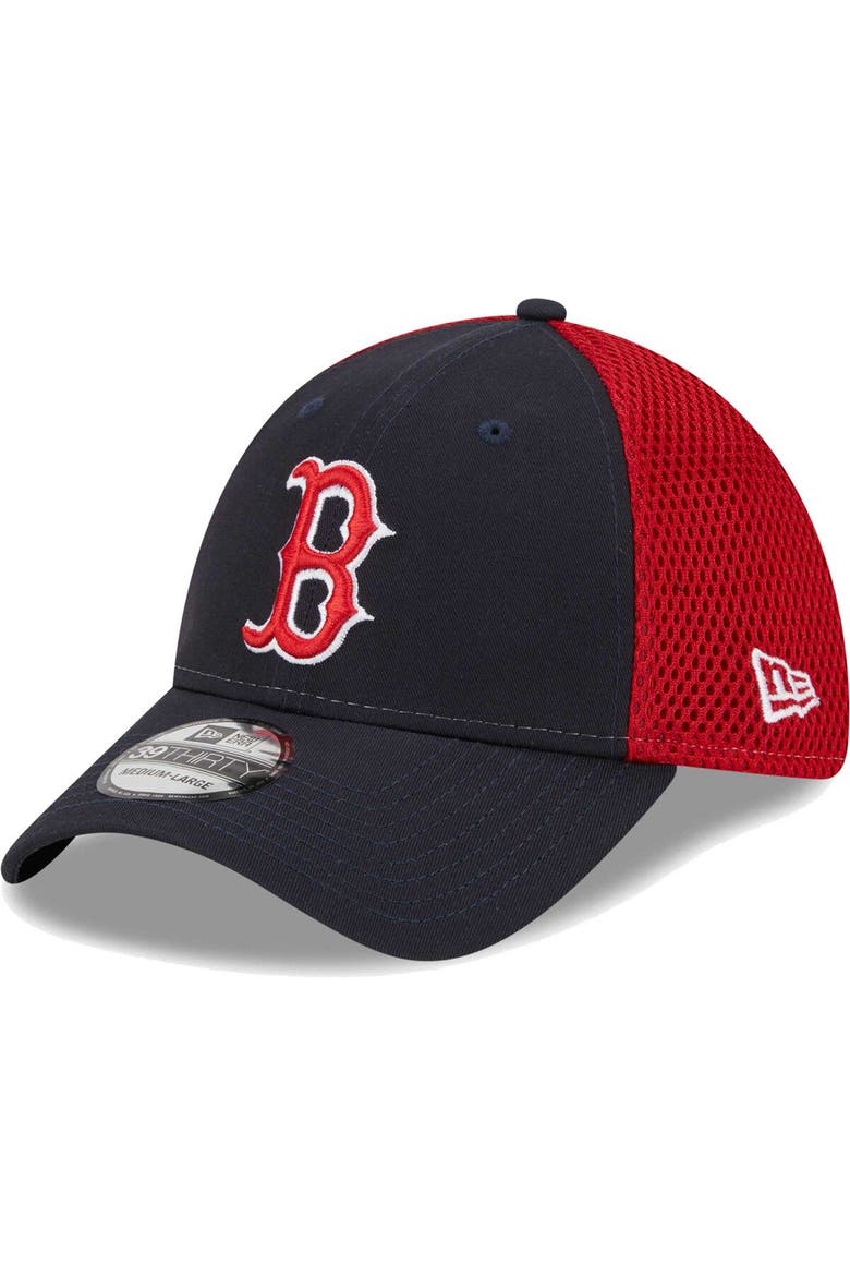Men's New Era Navy Boston Red Sox Team Neo 39THIRTY Flex Hat, Main, color, Navy