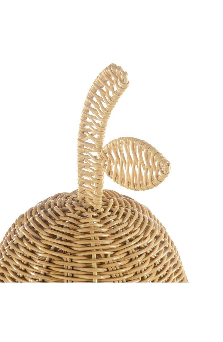 Kaplan Early Learning Company Pear Washable Wicker Floor Basket, Alternate, color, Brown