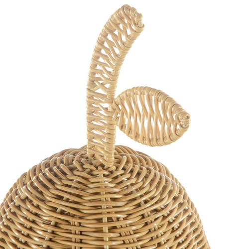 Kaplan Early Learning Company Pear Washable Wicker Floor Basket In Brown