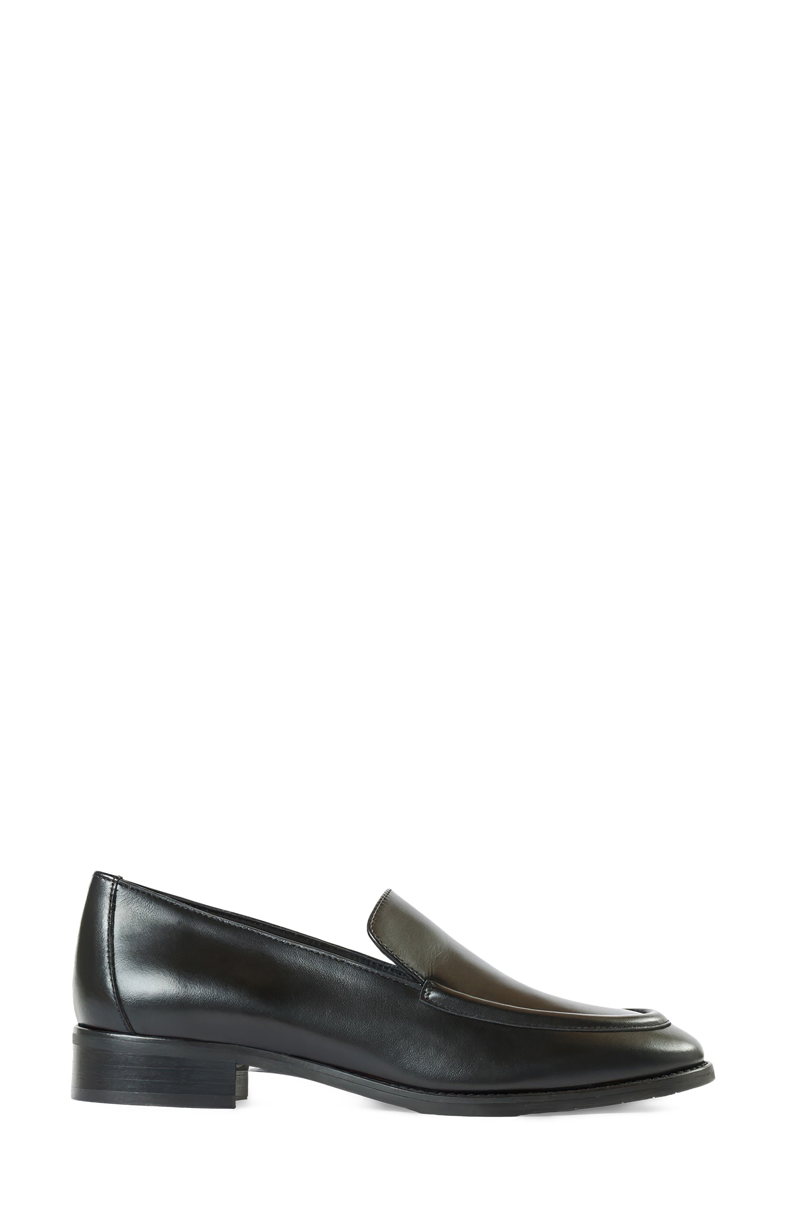 Sinita Water Repellent Loafer, Alternate, color, BLACK CALF