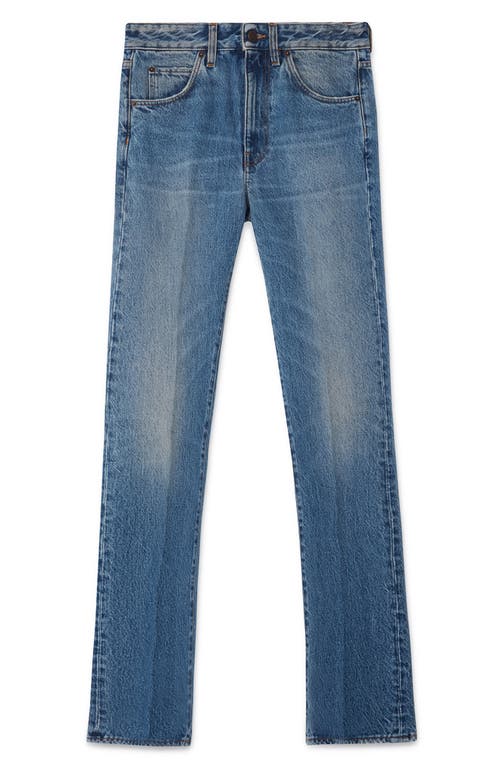 Blk Dnm Boot Cut Jeans In Black In Vintage Blue