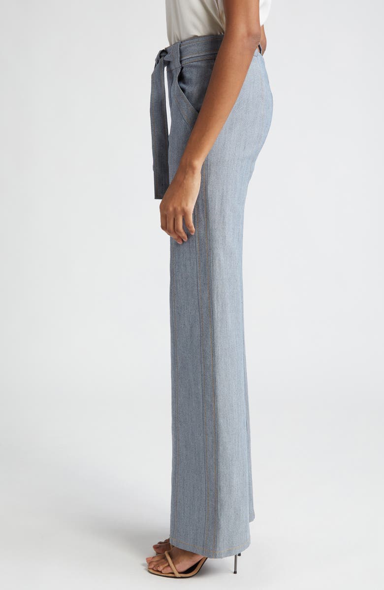 Cinq à Sept Dakota Straight Leg Denim Pants, Alternate, color, Light Indigo