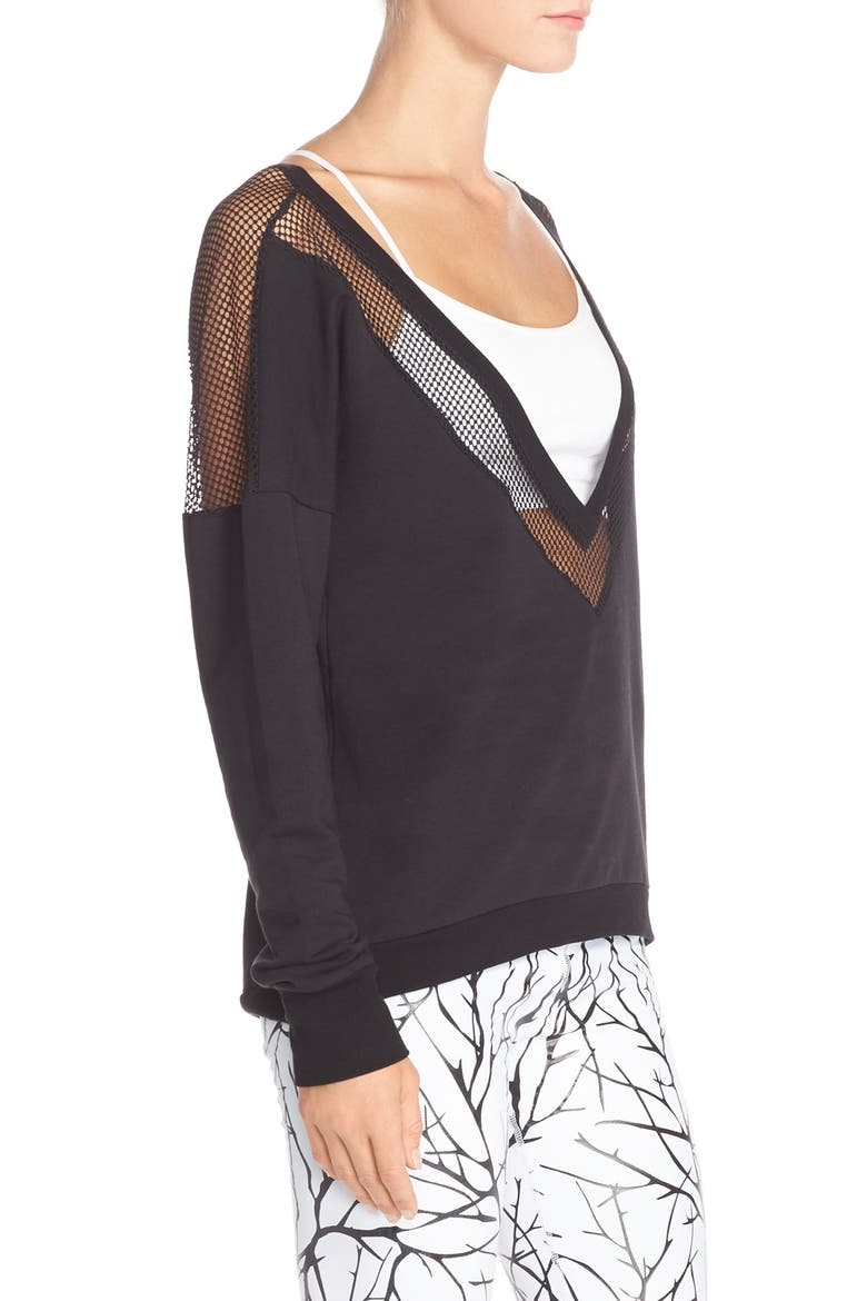 'Adrian' Pullover, Alternate, color, BLACK