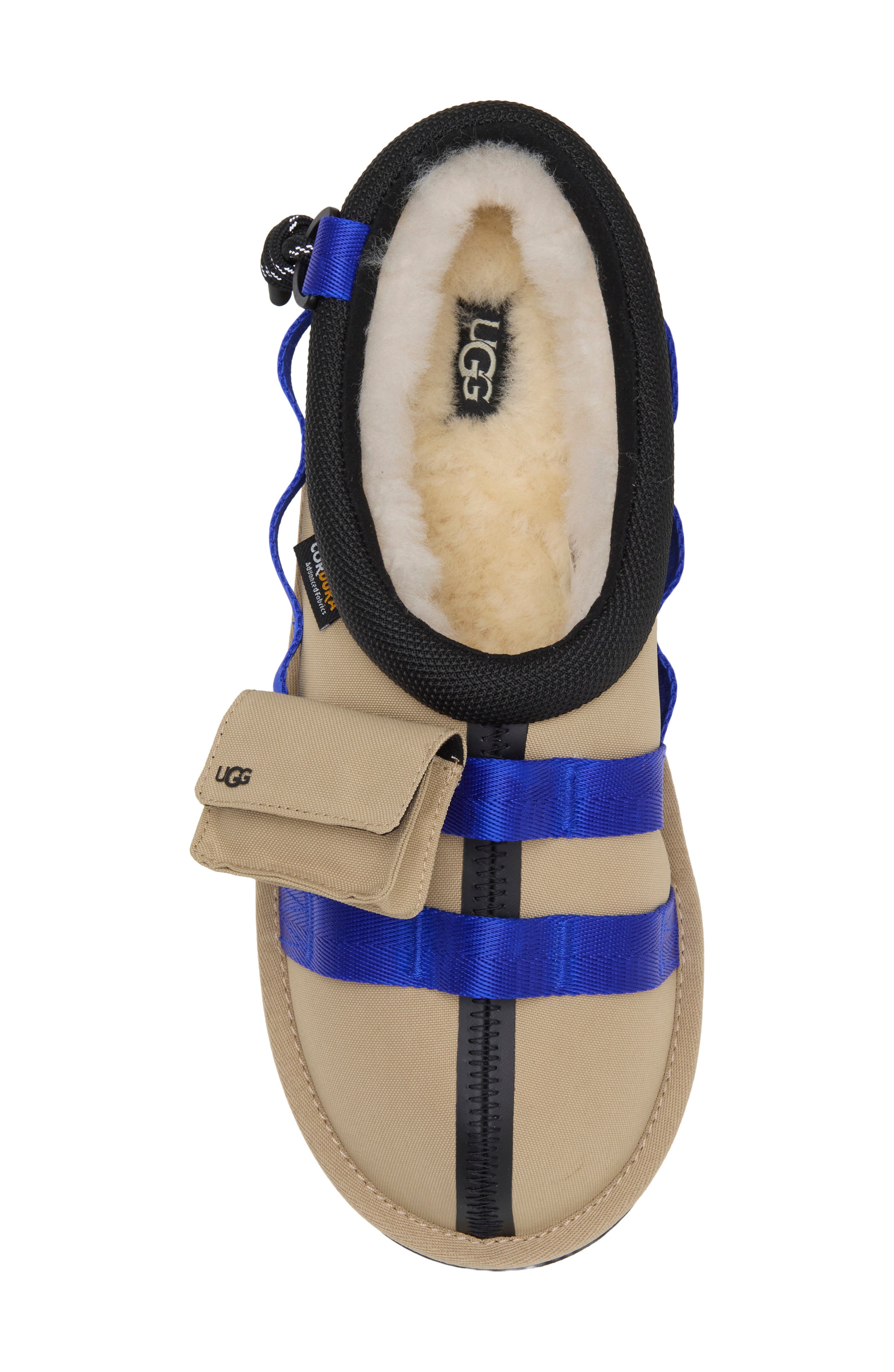 Tasman Wildwood Slipper, Alternate, color, SAND / REGAL BLUE