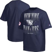 Champion Men's Champion Navy New York Yankees Traditions Two Locations T-Shirt