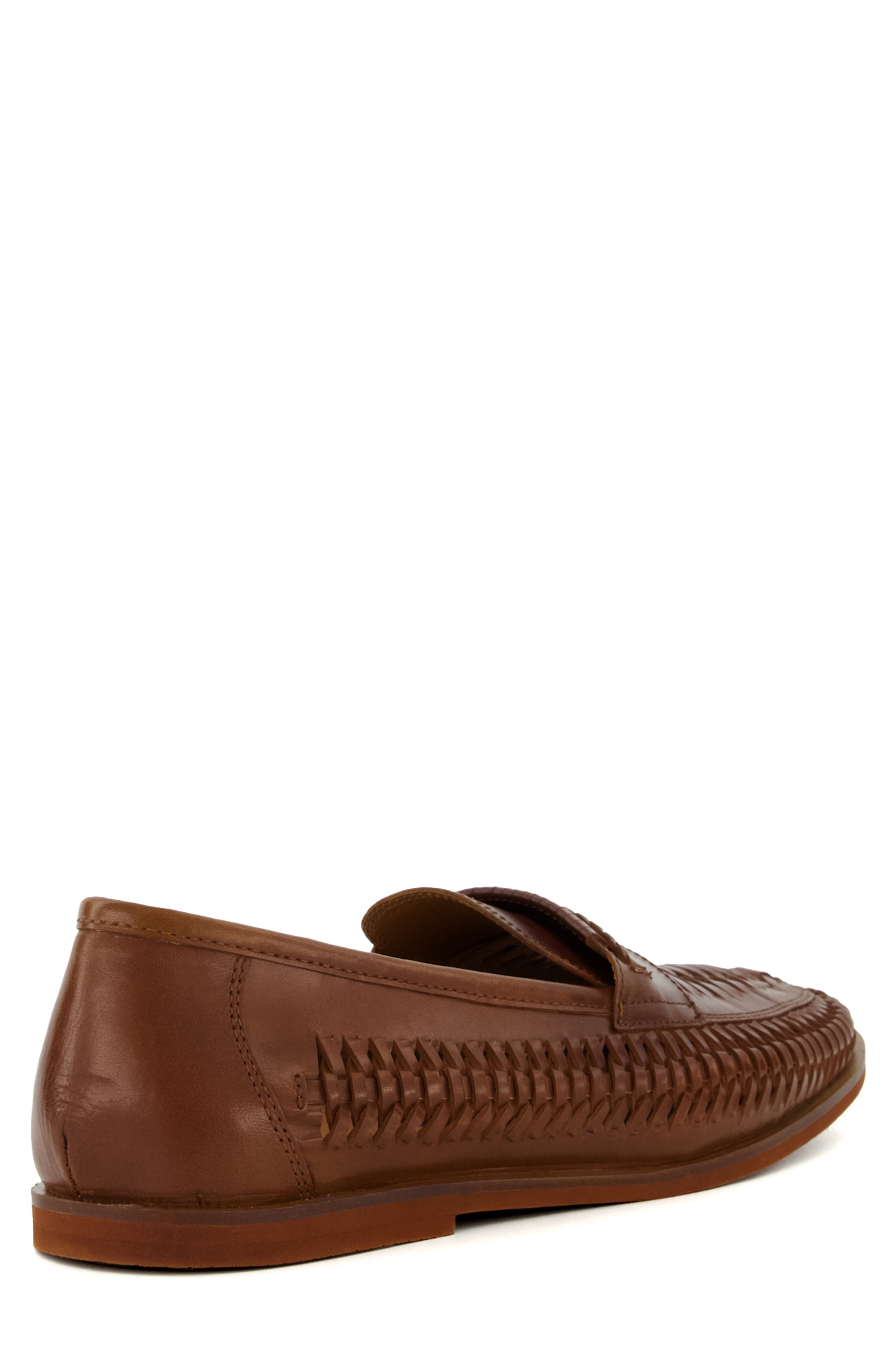 Dune London Brickles Woven Loafer, Alternate, color, Tan