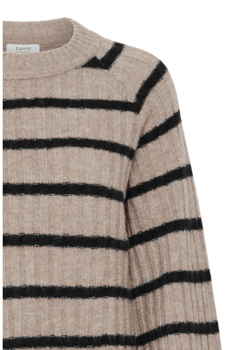 Marianne Striped Sweater, Alternate, color, STRING MIX