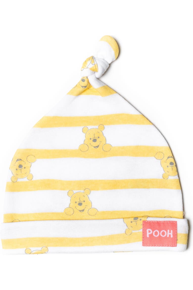 Winnie the Pooh Top and Footed Pants Set with Hat, Alternate, color, Winnie the Pooh Yellow