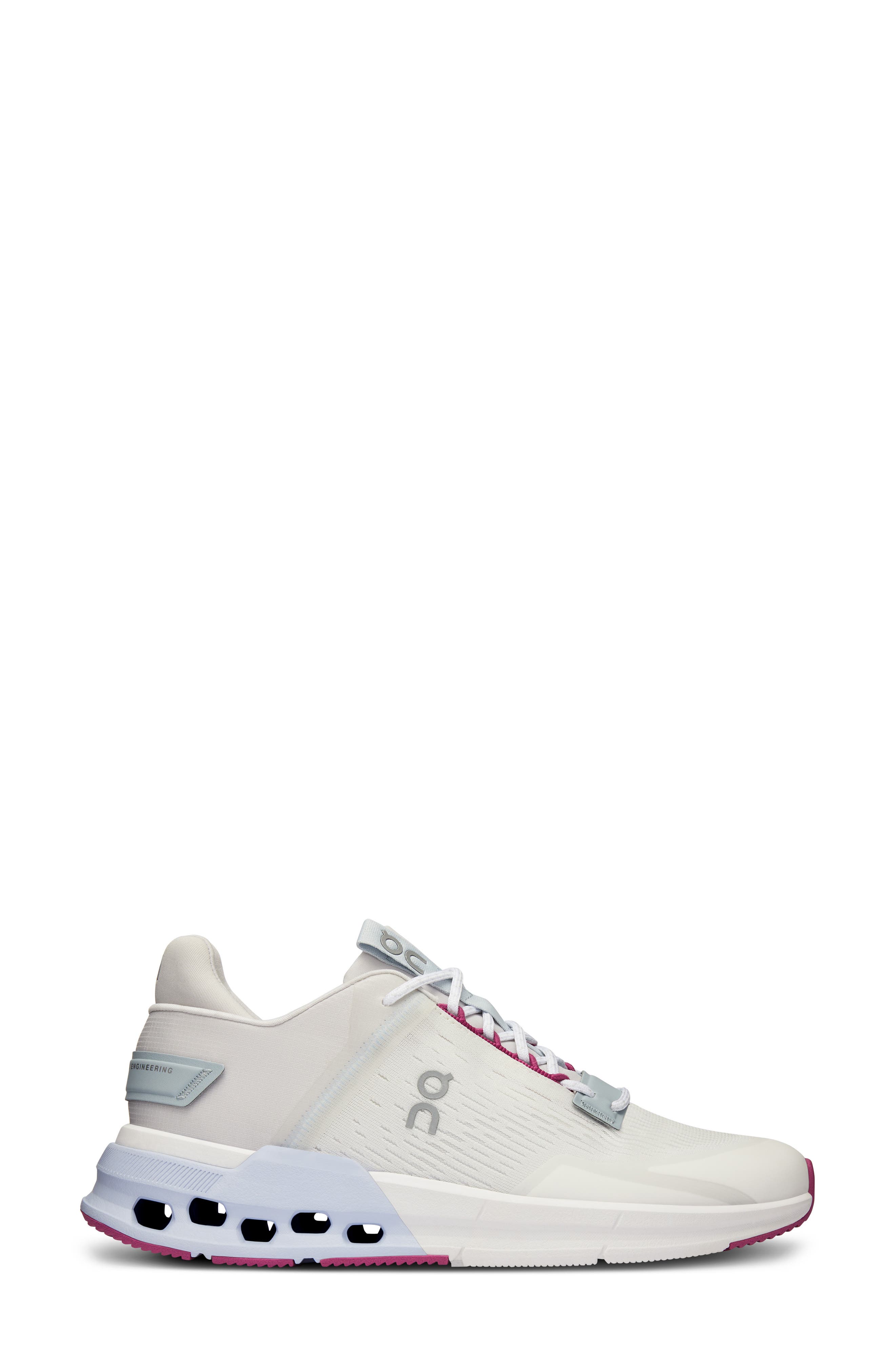 Cloudnova Flux Sneaker, Alternate, color, UNDYED-WH/HEATHER