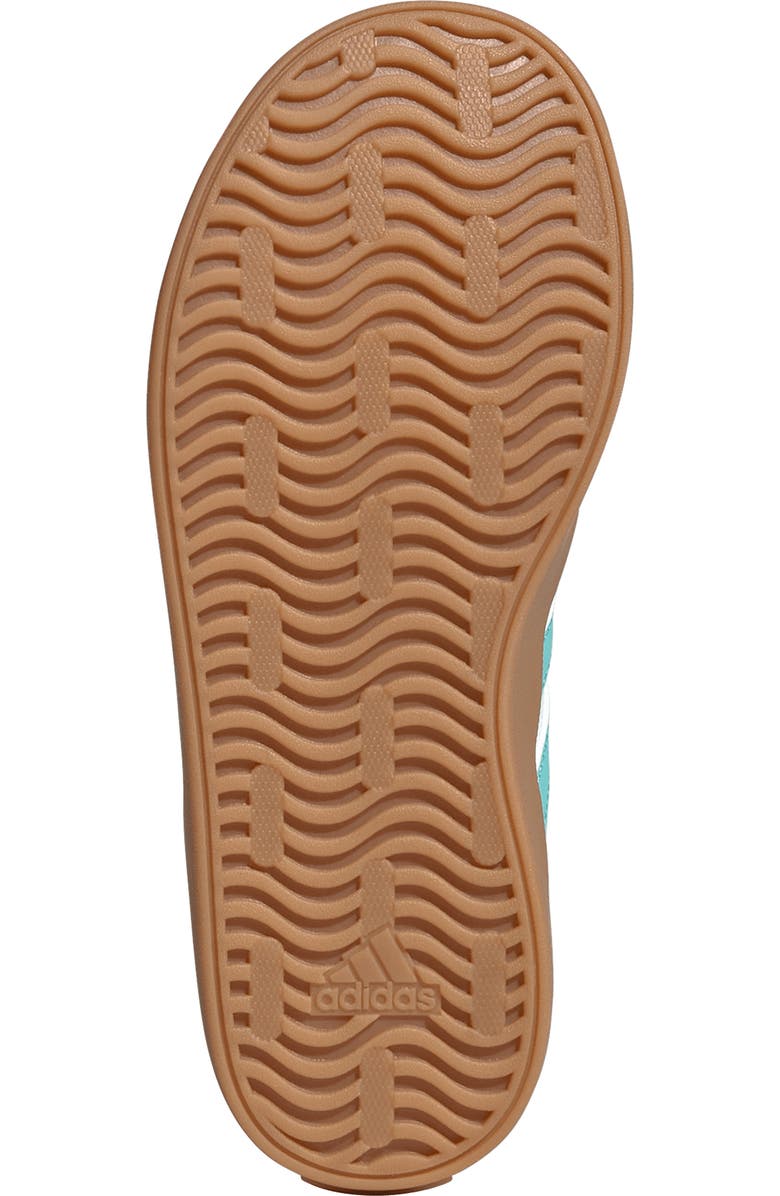 adidas Kids' VL Court 3.0 Sneaker, Alternate, color, White/ Flash Aqua/ Alumina