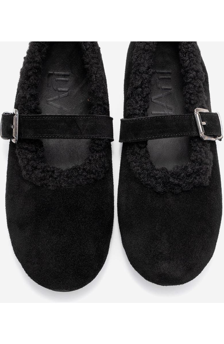 Forever
Always Shoes Guin Leather Strap Flat, Alternate, color, Black Suede Leather