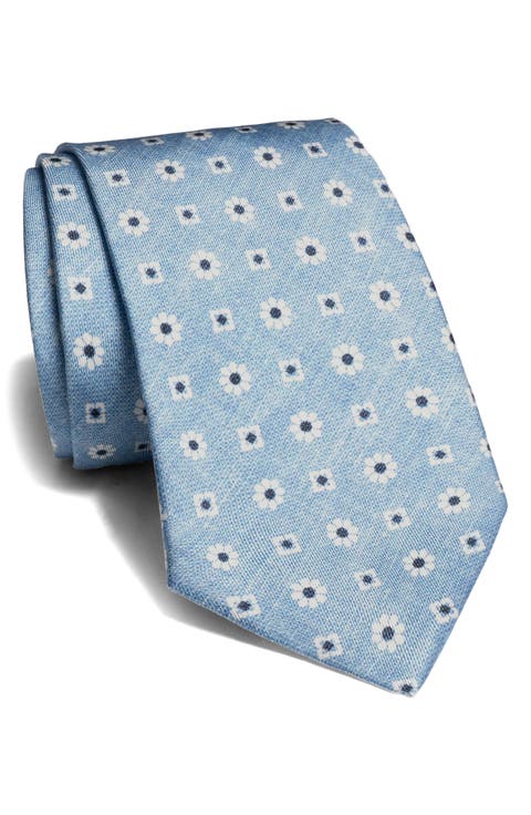 Mulroney Geometric Silk Tie