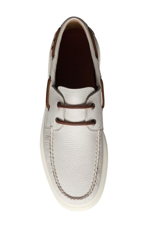 Allen Edmonds Panama Boat Shoe In White